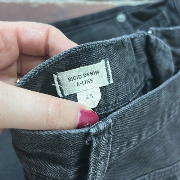 Madewell Rigid Denim A-Line Mini Skirt - Picture 4 of 6